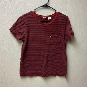 Levi’s women’s medium striped shirt